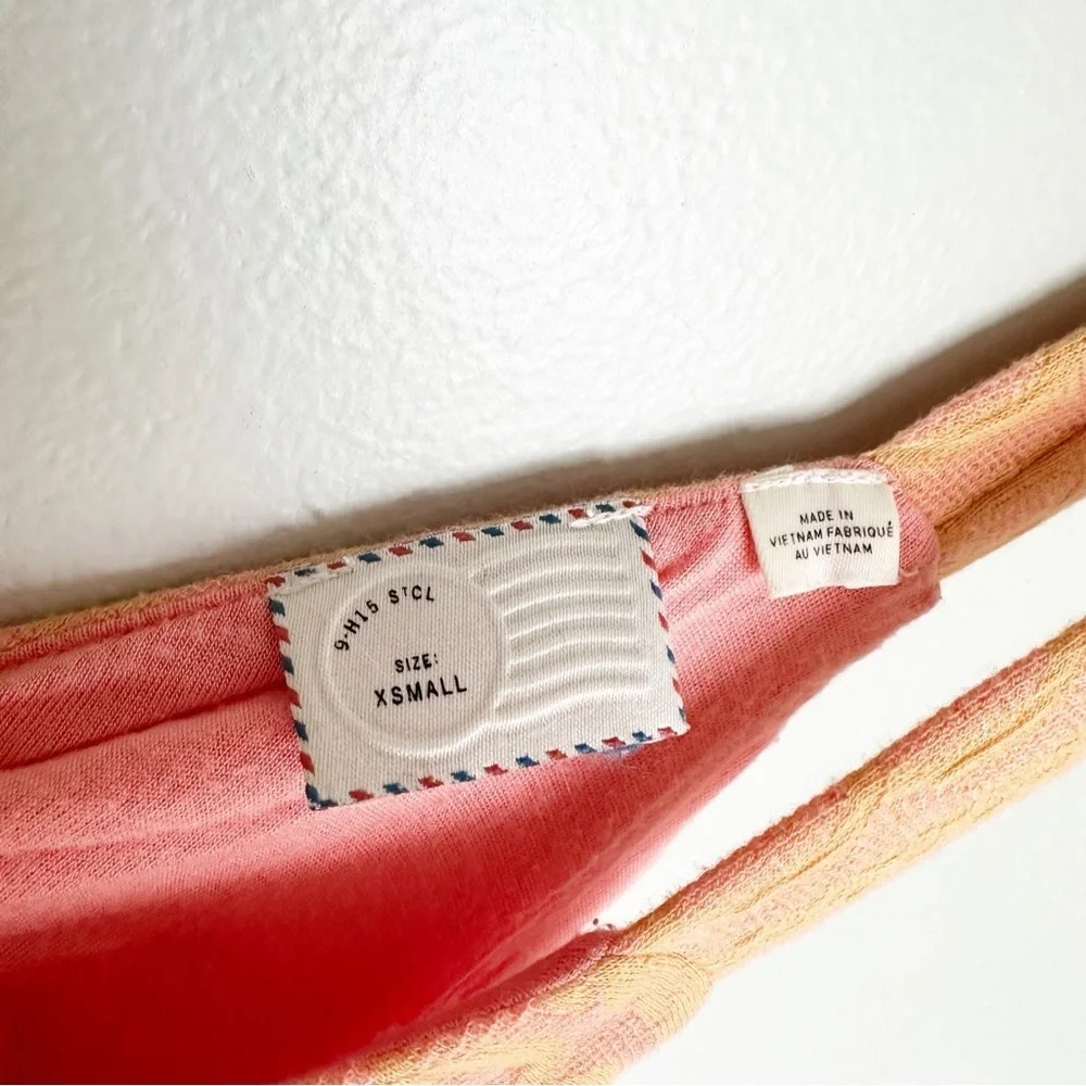 Anthropologie Postmark Peek A Boo Dress Open Back Criss Cross Cut Out Dress - Picture 5 of 5